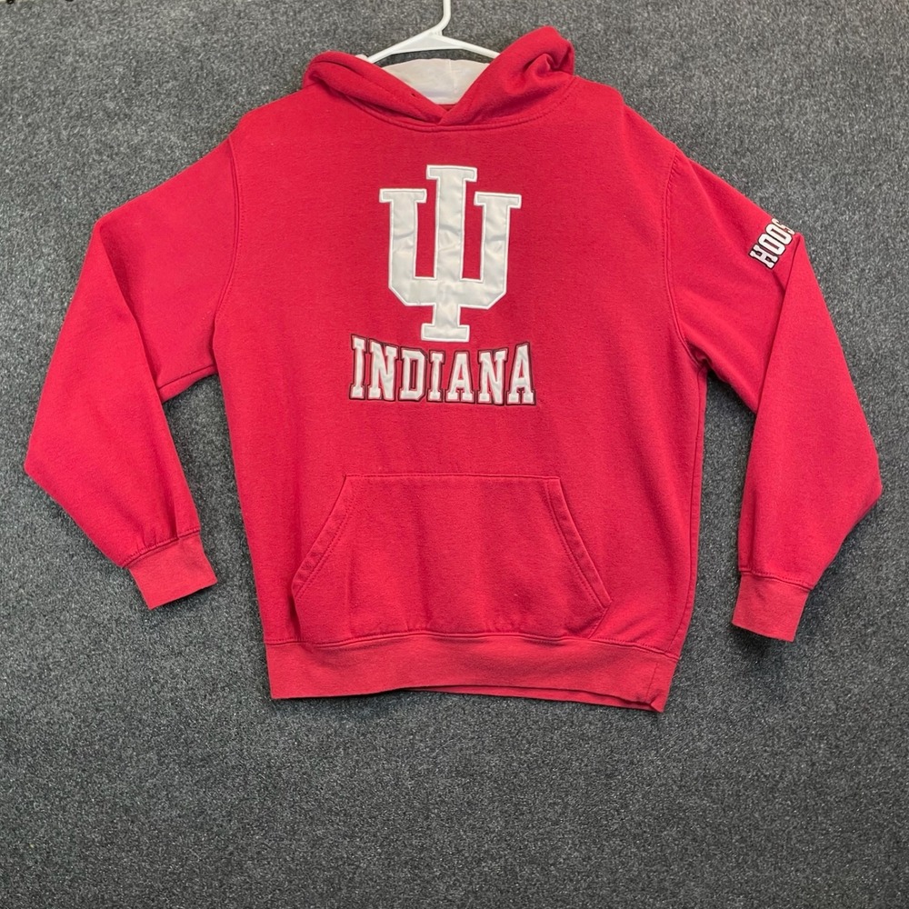 Colosseum Indiana University IU Hoosiers Hoodie Sweatshirt Mens Large Red